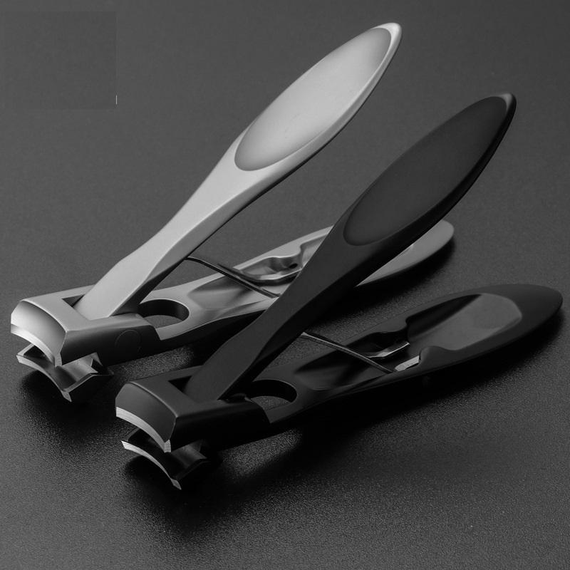 Luxury Ultra-thin Portable Nail Clippers Mantis Shape 9*1.5*1.9mm Finger Black Nail Clippers Set
