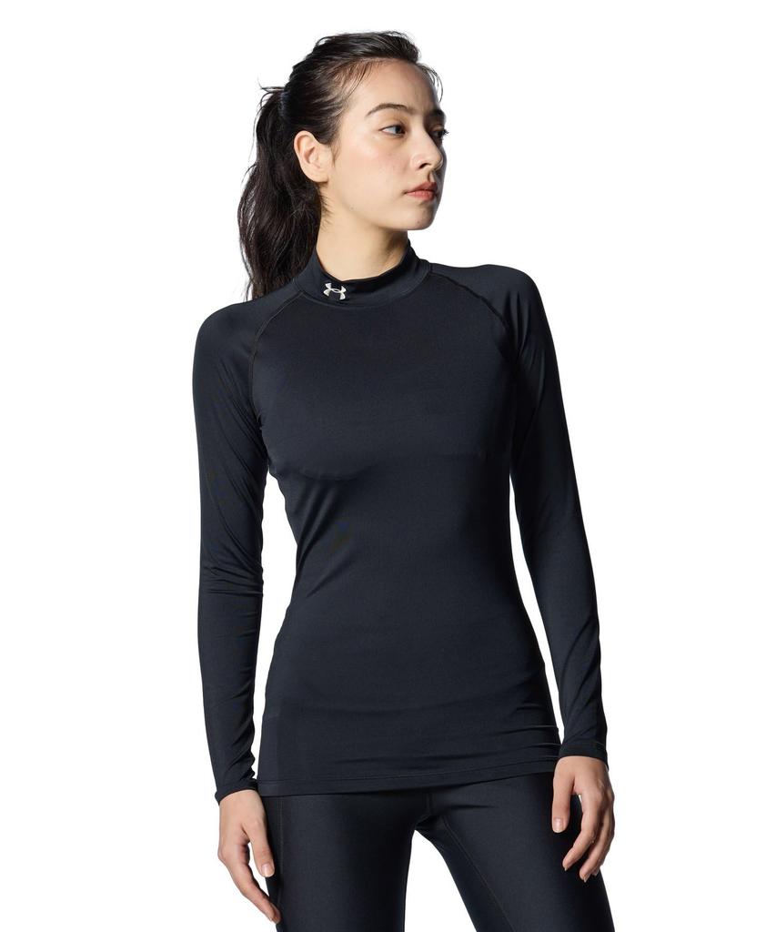 Under Armour UA HG Kompresní LS Mock Velikost Japonská Střední až Japonská velikost Dámská 001, (ekvivalent M)