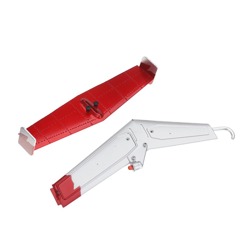 

Eachine E220S MD500 RC Helicopter Spare Parts Red Nose Cover Set / Tail Wing Set / Canopy