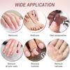 210pcs Sanding Cap Bands #180#120#80 Grit Nail Drill Grinding Bit Files Pedicure Tool Set for Grit Gel Nail Polish Removal