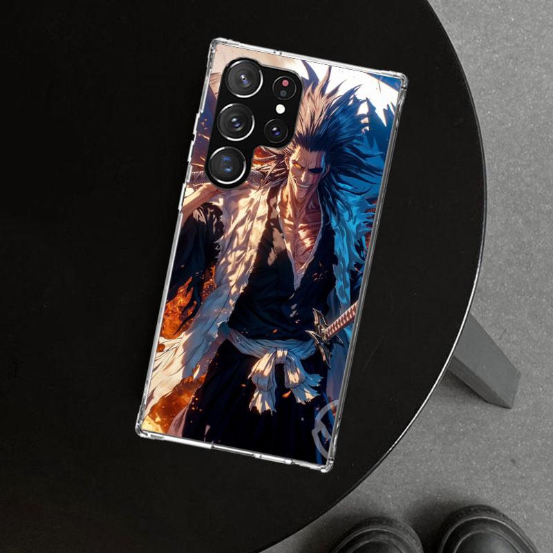 Zaraki Kenpachi Bleach Phone Case Cover for Samsung Galaxy S26 S25 Edge S24 S23 Ultra S22 Plus S21 FE S20 + Art Customized Funda
