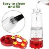 Hanging Hummingbird Feeder Plastic Hummingbird Drinker Bird Drinking Fountain Bird Feeder  Garden