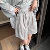 2025 Women's Elastic High-Waist Wide Leg Mid-Length Summer Shorts