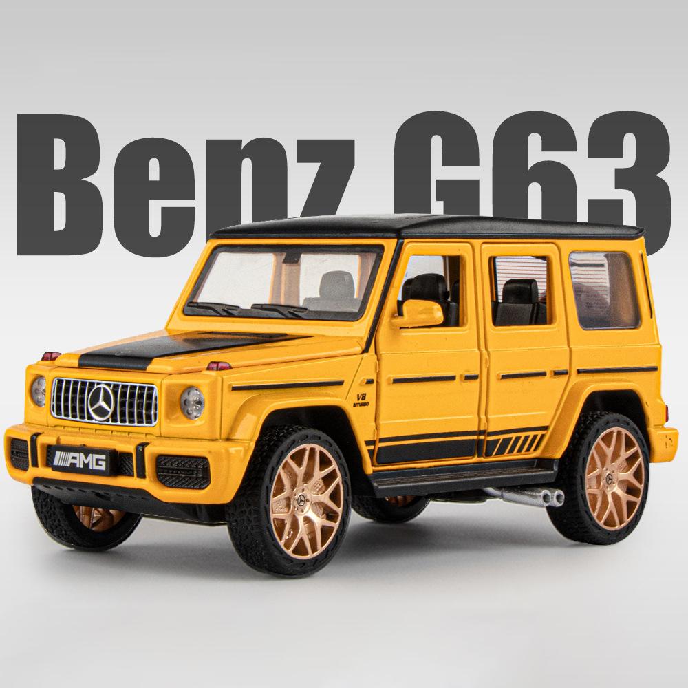 1:32 Benz G63 SUV Legierungsmodellauto Spielzeug Diecasts Metallguss Sound und Licht Autospielzeug für Kinder Fahrzeug