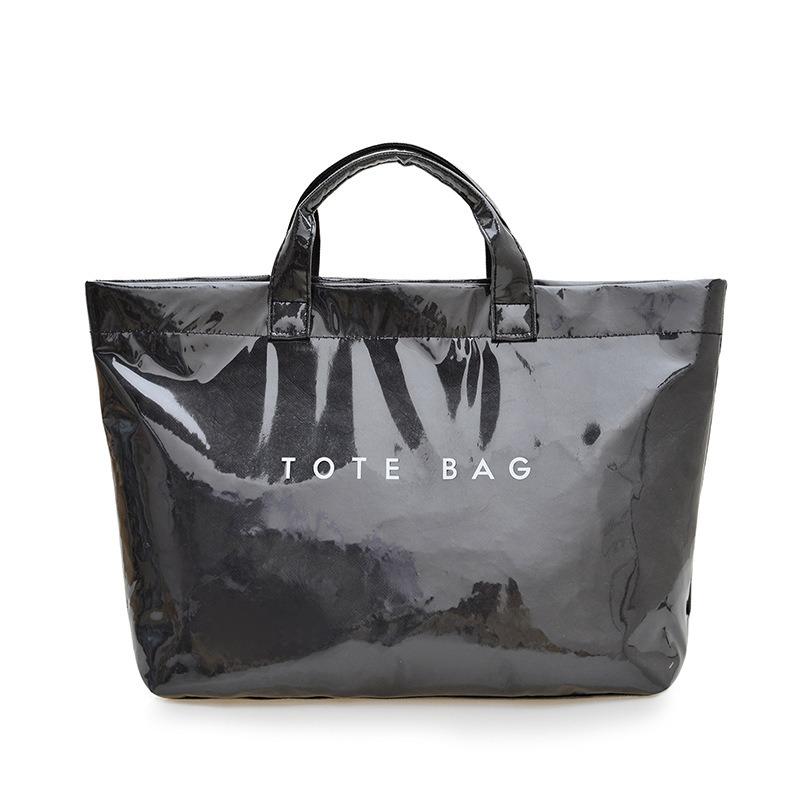 

Handbag Large Capacity Trend Versatile Tote Bag High Sense DuPt Paper Women s Bag New Casual Commuter чёрный