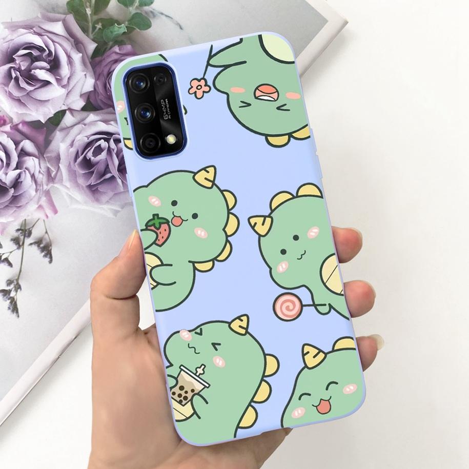 For Realme 7 5G Case RMX2111 Cover New Fashion Flower Girls Painted Funda Soft TPU Cases For Realme 7 Pro Realme7 RMX2155 Bumper
