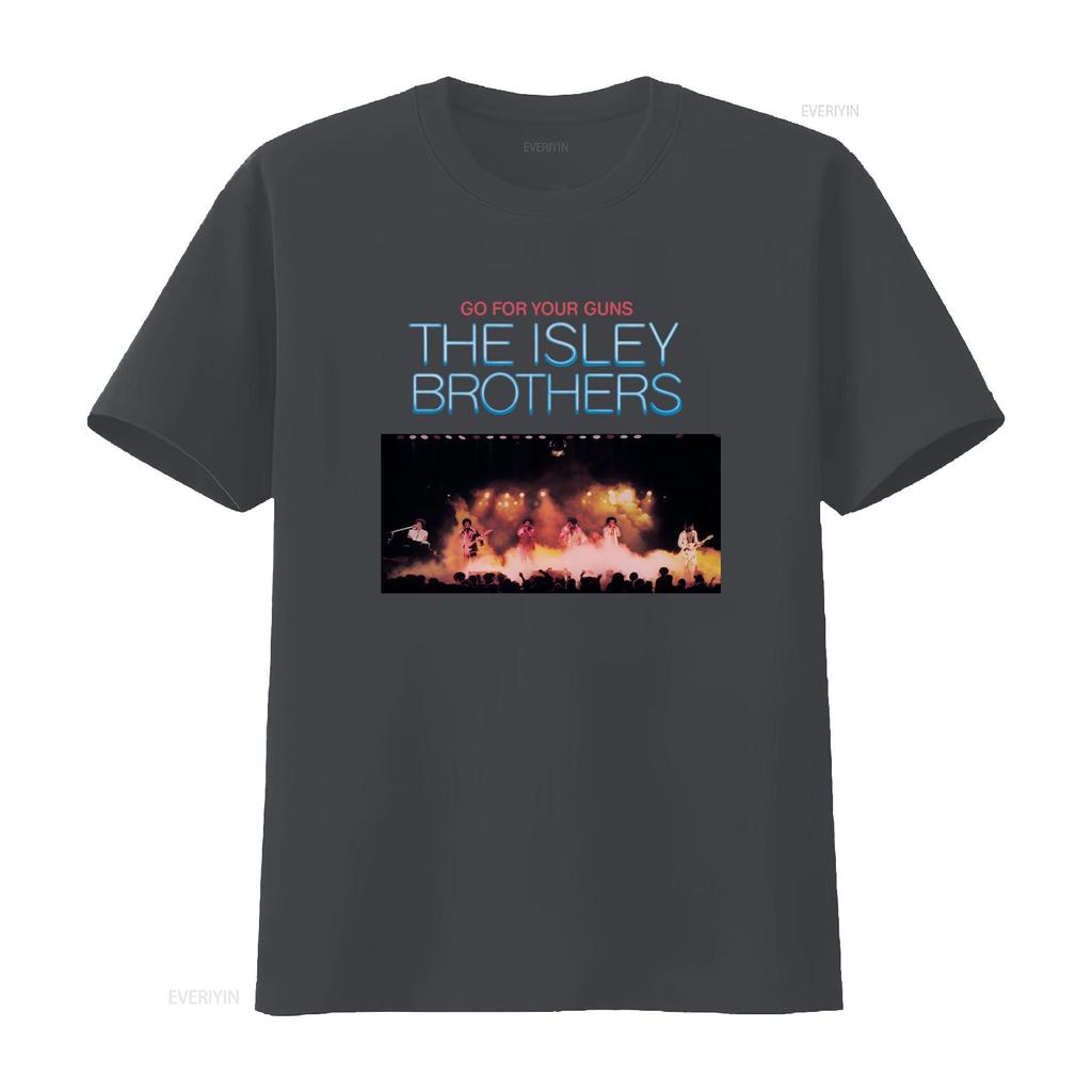 Go for Your Guns The Isley Brothers Funk T Shirt Retro Concert Design Music Lovers Pride Footsteps in Dark Style vintage