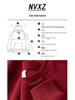 Year of the Horse Red Crew Neck Hoodie for Men, Unisex Autumn/Winter 2026 New Year Jacket