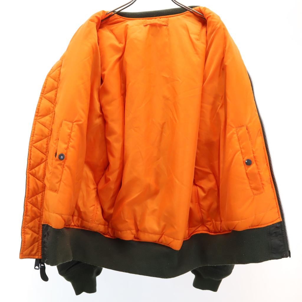 ALPHA INDUSTRIES INC Flight jacket XL khaki Men's Used