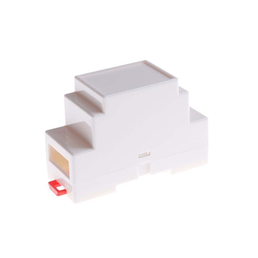 1pc 88x37x59mm Plastic Electronics Box Project Case DIN Rail PLC Junction Box