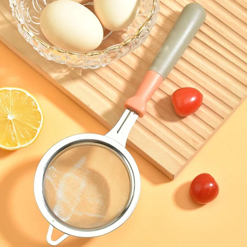 Edelstahl Sieb Filterlöffel Sojamilchlöffel Babynahrung Filter Sieb Saftfilter Küchenfilter Mehlsieb YLE259