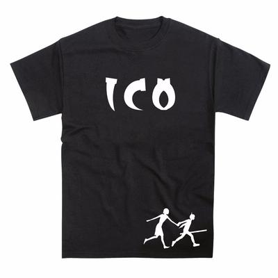 ICO Mano nella Mano Shadow of the Colossus Playstation PS4 Maglietta T-Shirt Top