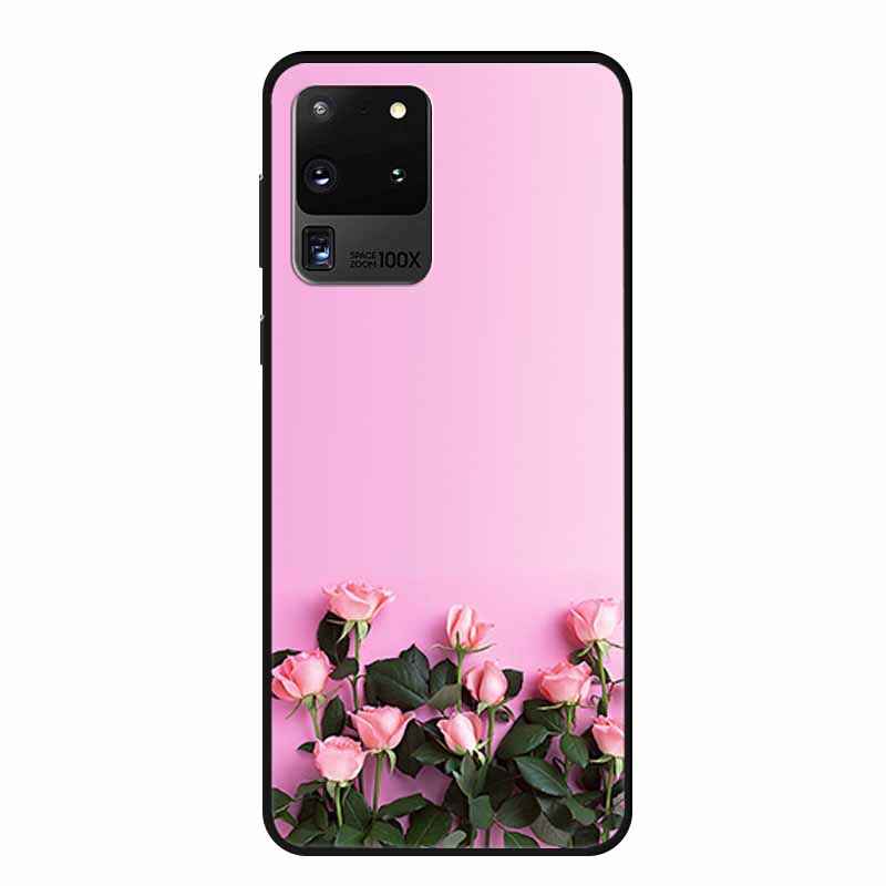 For Samsung S20 Ultra 5G Phone Cases Animals TPU Soft Silicone Back Cover for Samsung Galaxy S20 Ultra LTE 5G Funda Bumper Coque