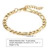 Figaron Chain Bracelet Women, 3mm/5mm/7mm Stainless Steel Wristband, Minimalist Stackable Jewelry