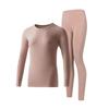 Heilan Home Women's Fleece Thermal Underwear Set with Ginger Heat Patches