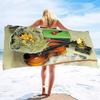 Beach Towels Violin Sand Towel Beach Blanket Sand Free-Microfiber Quick Dry Swimming Pool Towels Camping Towels for Kids Adults