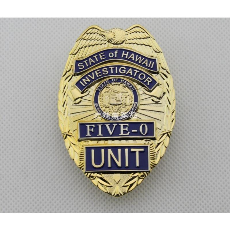 American Metal Badge, Hawaii Badge Hawaii Five-0 Paradise Regent Badge, Badge, Waist Badge