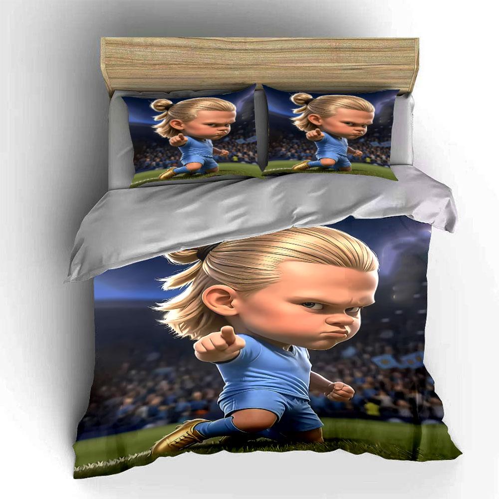 "Blonde Warrior Football Bedding" Bedding Duvet Cover Set Duvet Cover Pillowcases (1 * Duvet Cover 2 * Pillowcases, without duvet insert)