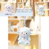 Plush Sheep Plush Keychain With Faux Pearl Heart Necklace Decoration For Girls Gift And Bag Decoration