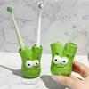 2 Holes Toothbrush Storage Rack Creative Electric Toothbrush Holder Makeup Brush Shelf  Home Decor