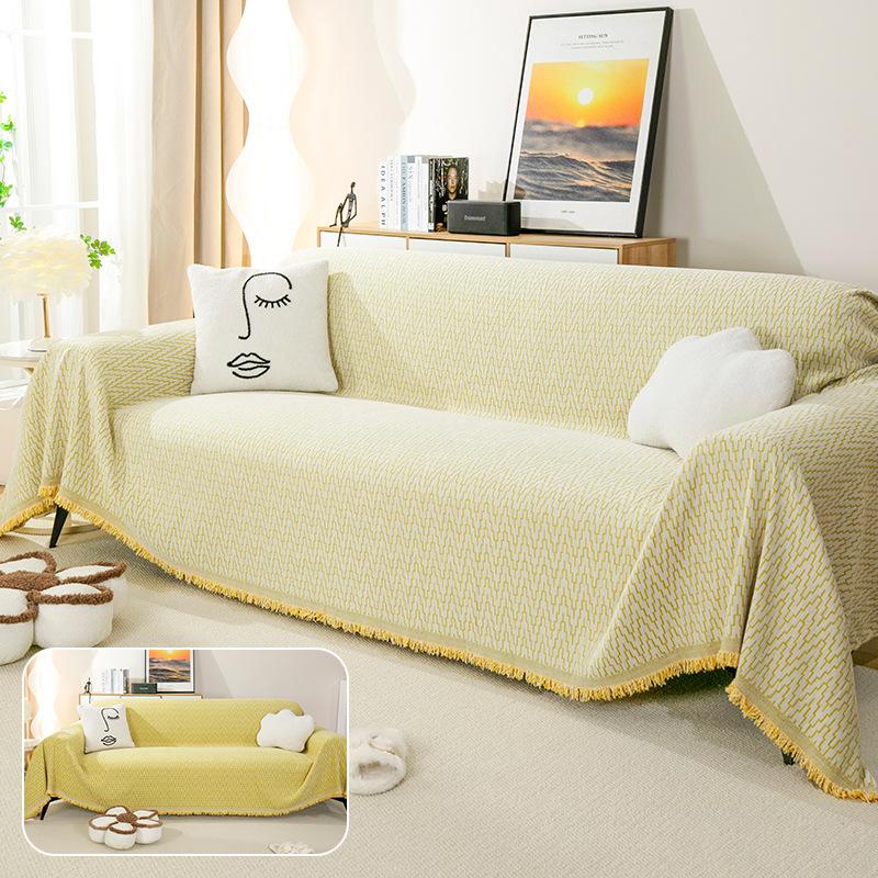 Chenille Sofa Towel Anti-Scratching Four Seasons Universal Sofa Cover Towel High Sense Light Luxury and Simplicity Non-Slip Sofa Cover