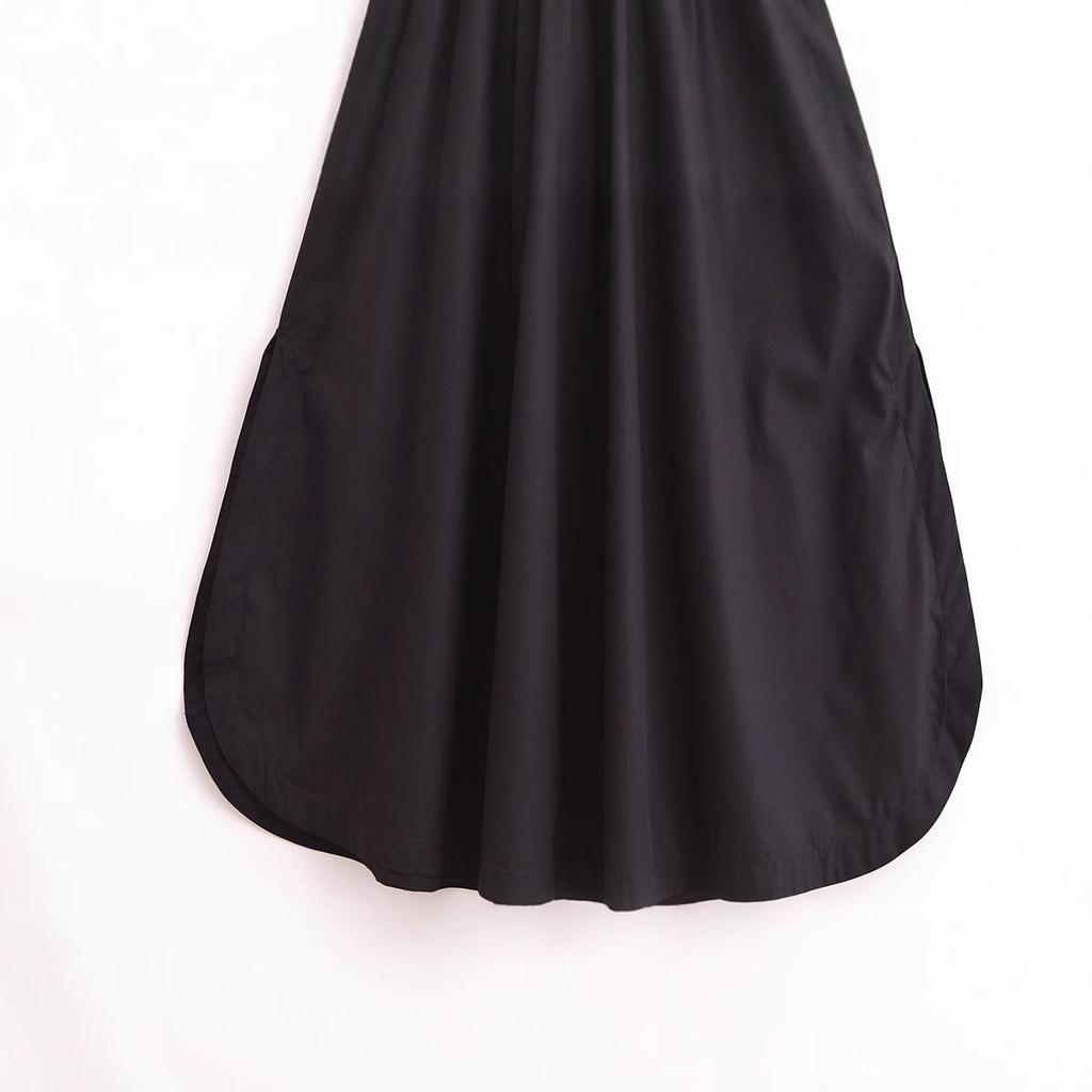 2025 Spring Women's European & American Style Sleeveless Patchwork Dress