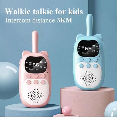 Children Spy Gadgets Baby Radio Phone 3km Range Christmas Birthday Gift For Boys Girls Kids Walkie Talkie 2PCS Electronic Toys