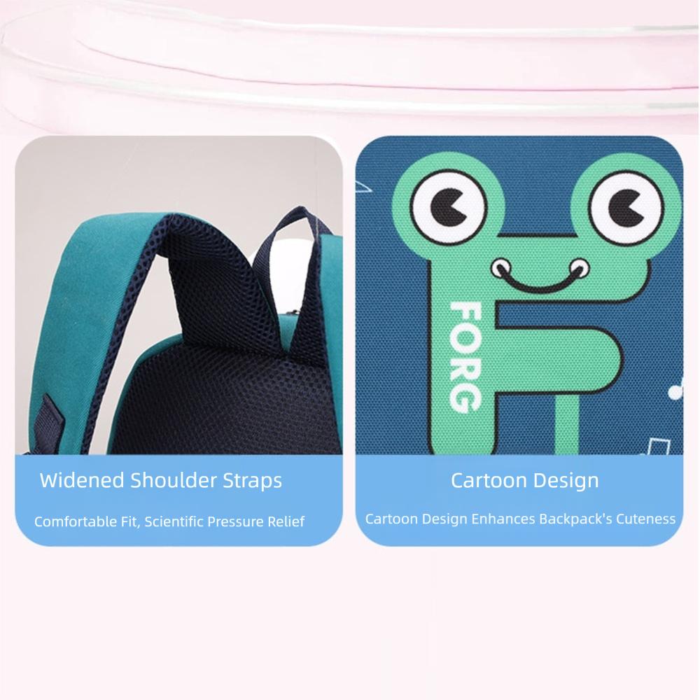 High Quality Cute Cartoon Style School Bag Large Capacity Multifunctional Backpack Lightweight Shoulder Bag Kid