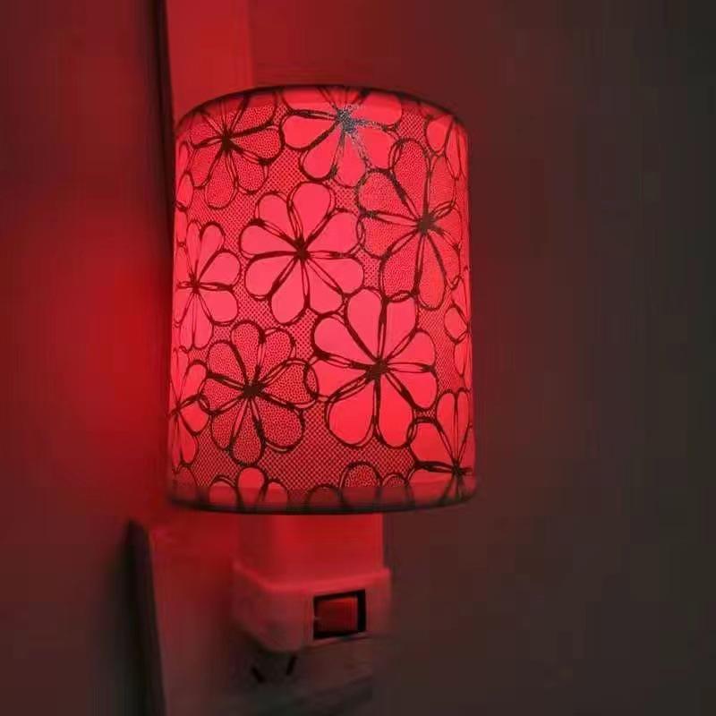 

Романтический светодиодный ночник для пар - Включаемая в розетку прикроватная лампа для спальни и гостиничной атмосферы