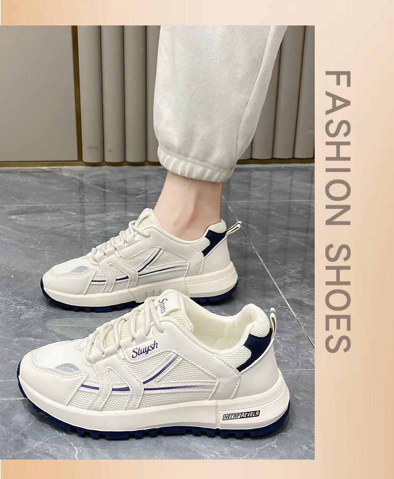 Women's Thick-Soled Cortez Shoes: Breathable, Lightweight, Comfortable, Versatile Low-Top Sneakers for Students