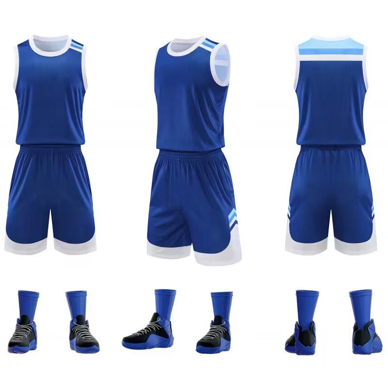 New Style Basketball Team Uniform Set: Customized Training Jerseys for Men and Women