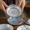 1/ 4pcs Japanese Sushi Plate Creative Ceramic Plate 5.5inch Small Dessert Dish Barbecue Hot Pot Dish Household Fruit Plate