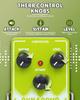 STRICH DYNACOMP Guitar Compressor Essential Pure Analog Effect Pedal for Electric Guitar True Bypass Pedal, & Bass, 3-Knob Control,