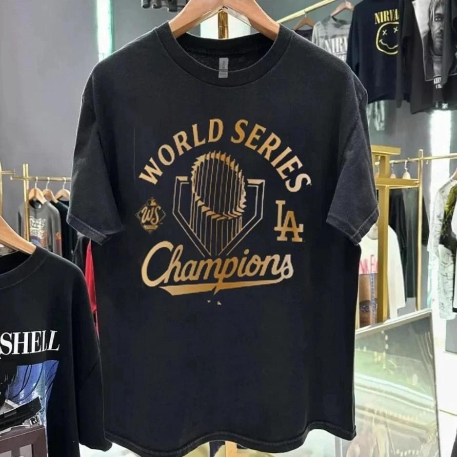 

Los Angeles Dodgers 2025 World Series Champions shirt reprint S-5XL Unisex T-Shirt L