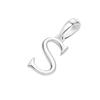 Lala Christie Initial Pendant Necklace, PT900 Platinum, Size Small, for Men and Women