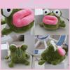 Green Frog Stuffed Animal Keyring With Soft Short Plush For Kids Gift