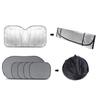 6Pcs Car Sun Shade Uv Protect Sunshade Window Solar Film Aluminum Foil 130X 60Cm