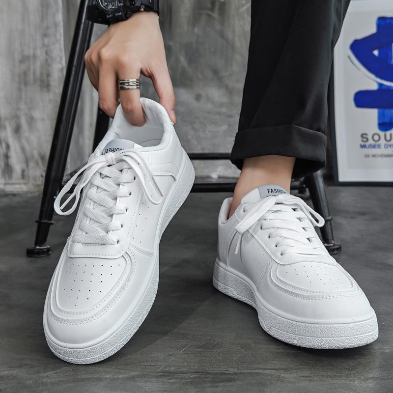 

Low-top board shoes men s trendy shoes 2025 spring new Internet celebrity explosion white shoes men s youth versatile breathable casual shoes 39