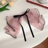 Headwear Hair Crab Claw Ponytail Holder Bow Spring Clip Bowknot Korean Hairgrip Women Hair Clip