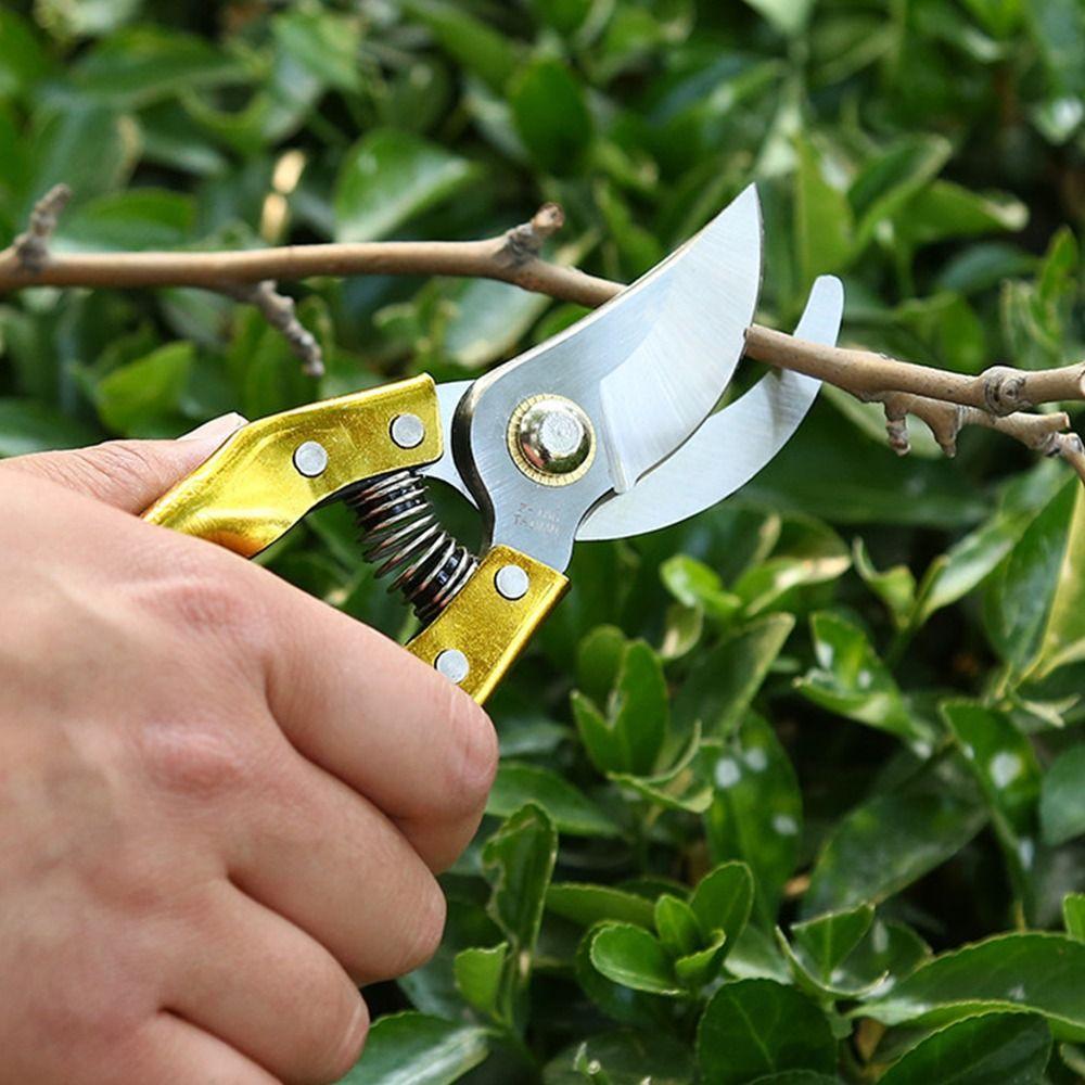 Comfortable Grip Garden Scissors Labor Saving Garden Pruners Pruning Shears  Agriculture