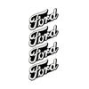 For Ford Focus mk2 3 Fiesta Ranger Fusion Mondeo Mustang Transit Kuga Fusion Car Audio Decorate 3D Aluminum Badge Emblem Sticker GT9