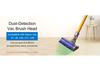 Green Light Dust Detection Turbo Floor Head for Dyson V7 V8 V10 V11 V15 Wireless Vacuum
