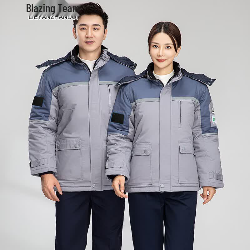 Men s Antistatic Thickened Winter Work Jacket 165