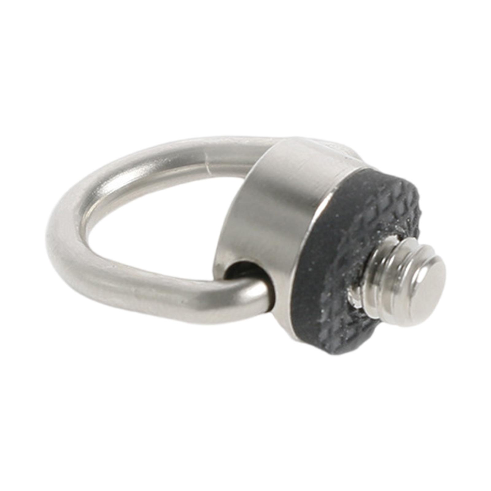 

Винт с D-образным кольцом из нержавеющей стали 1/4 -20 для крепления камеры с резиновой накладкой для штатива, зеркальной камеры, плечевых ремней A