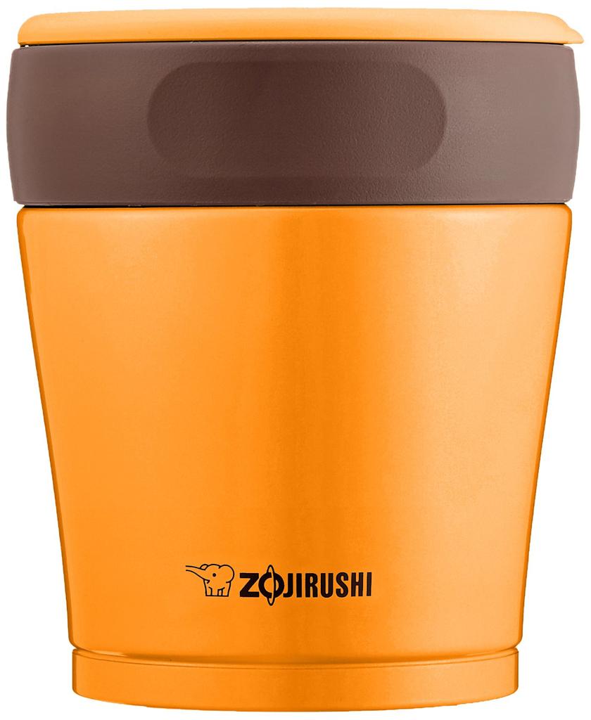 Zojirushi Stainless Steel Vacuum Insulated Food Jar, Perfect for Lunch Boxes, Keeps Food Hot or Cold, Wide Mouth, 260ml, Yellow, SW-GD26-DP