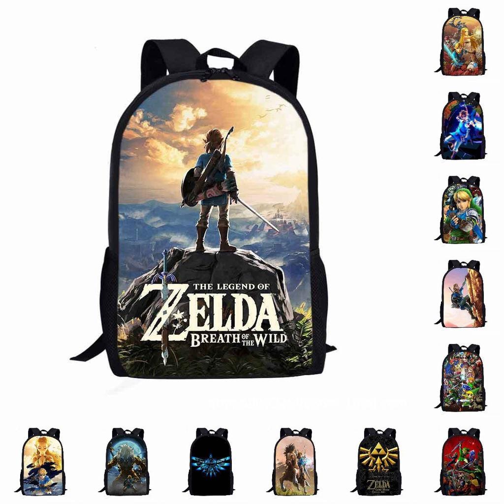 The Legend Of Zelda Student Backpack Durable Waterproof And Trendy For Kids