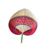 Bamboo Palm Leaf Fan Handmade Heart Shaped Fan Photography Props Hand-woven Fan  Outdoor Activities
