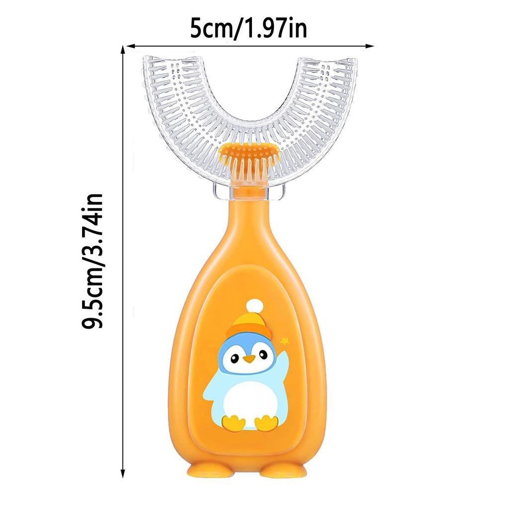 Manual U-Shaped Toothbrush For Children Oral Cleaning Toothbrush For Children