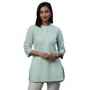 Lace Inserted Short Schiffli Kurti ( ) 4Aua3 7E6