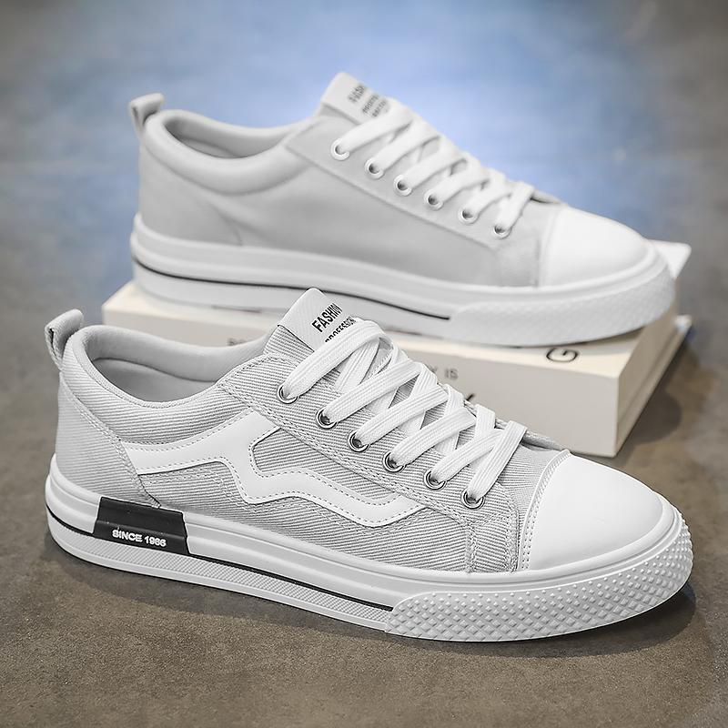 2025 Men Casual Platform Sneakes LaceUp Trainers Student Sneakes Mens Vulcanized Shoes Tennis Sneakers